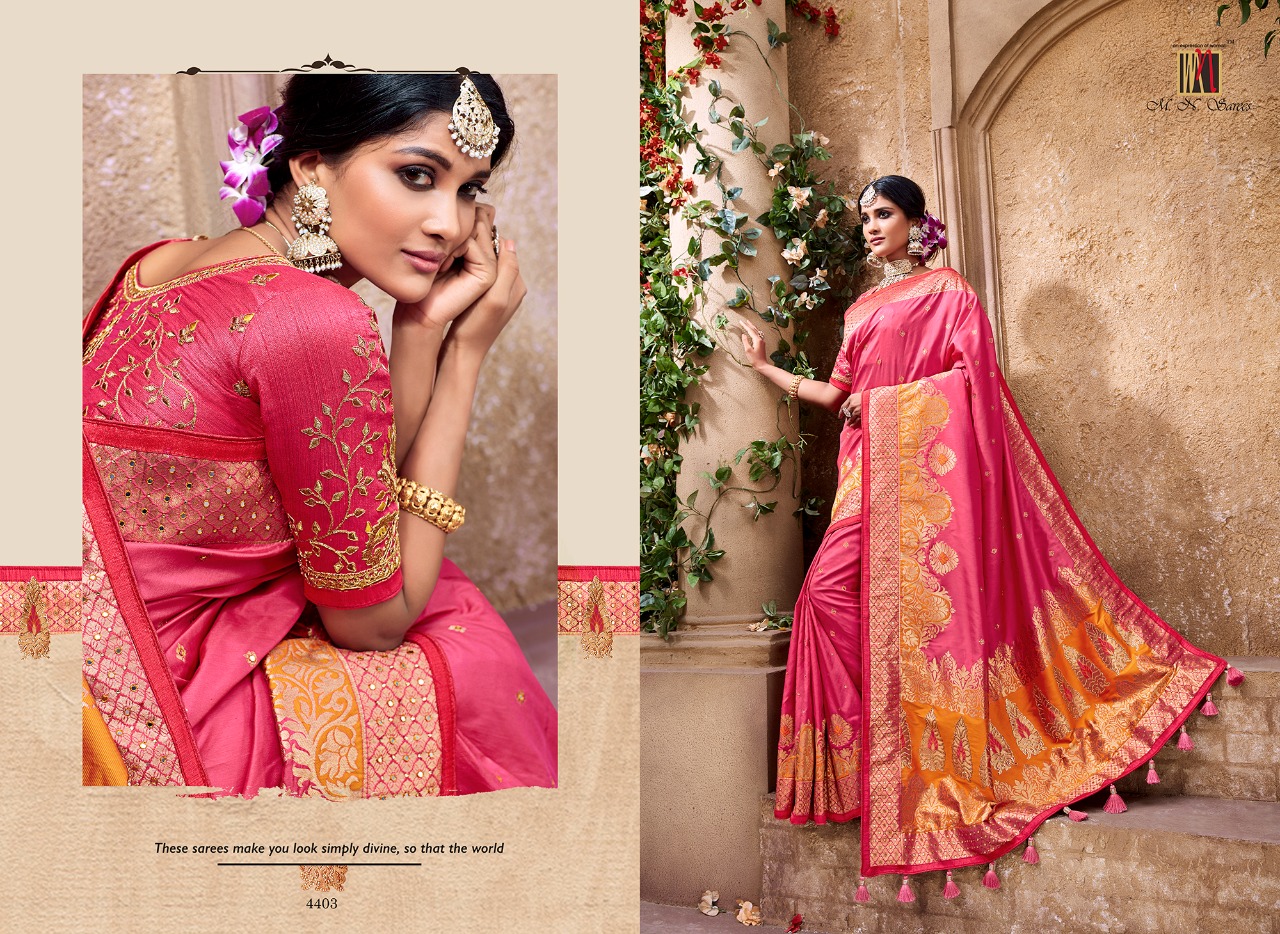 Resham Dhaga By M.n Sarees Indian Traditional Wear Collection Beautiful Stylish Fancy Colorful Party Wear & Occasional Wear Pure Silk Sarees At Wholesale Price