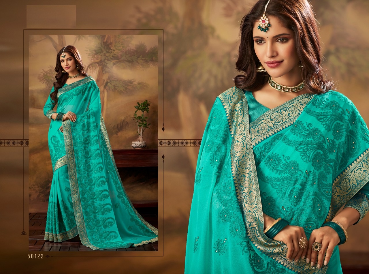Reshmi Chiffon By Indian Women 50121 To 50130 Series Indian Traditional Wear Collection Beautiful Stylish Fancy Colorful Party Wear & Occasional Wear Chiffon Sarees At Wholesale Price