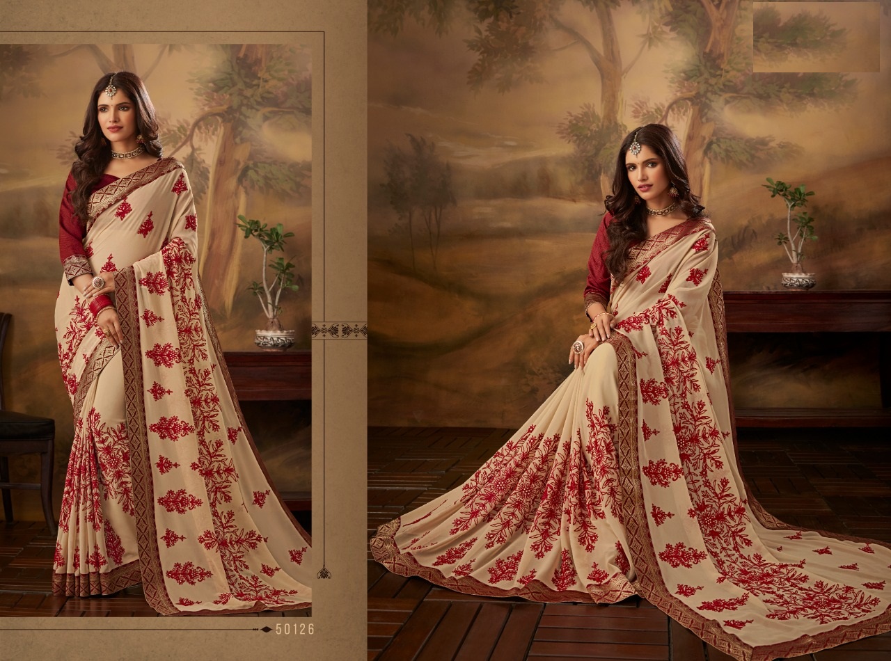 Reshmi Chiffon By Indian Women 50121 To 50130 Series Indian Traditional Wear Collection Beautiful Stylish Fancy Colorful Party Wear & Occasional Wear Chiffon Sarees At Wholesale Price