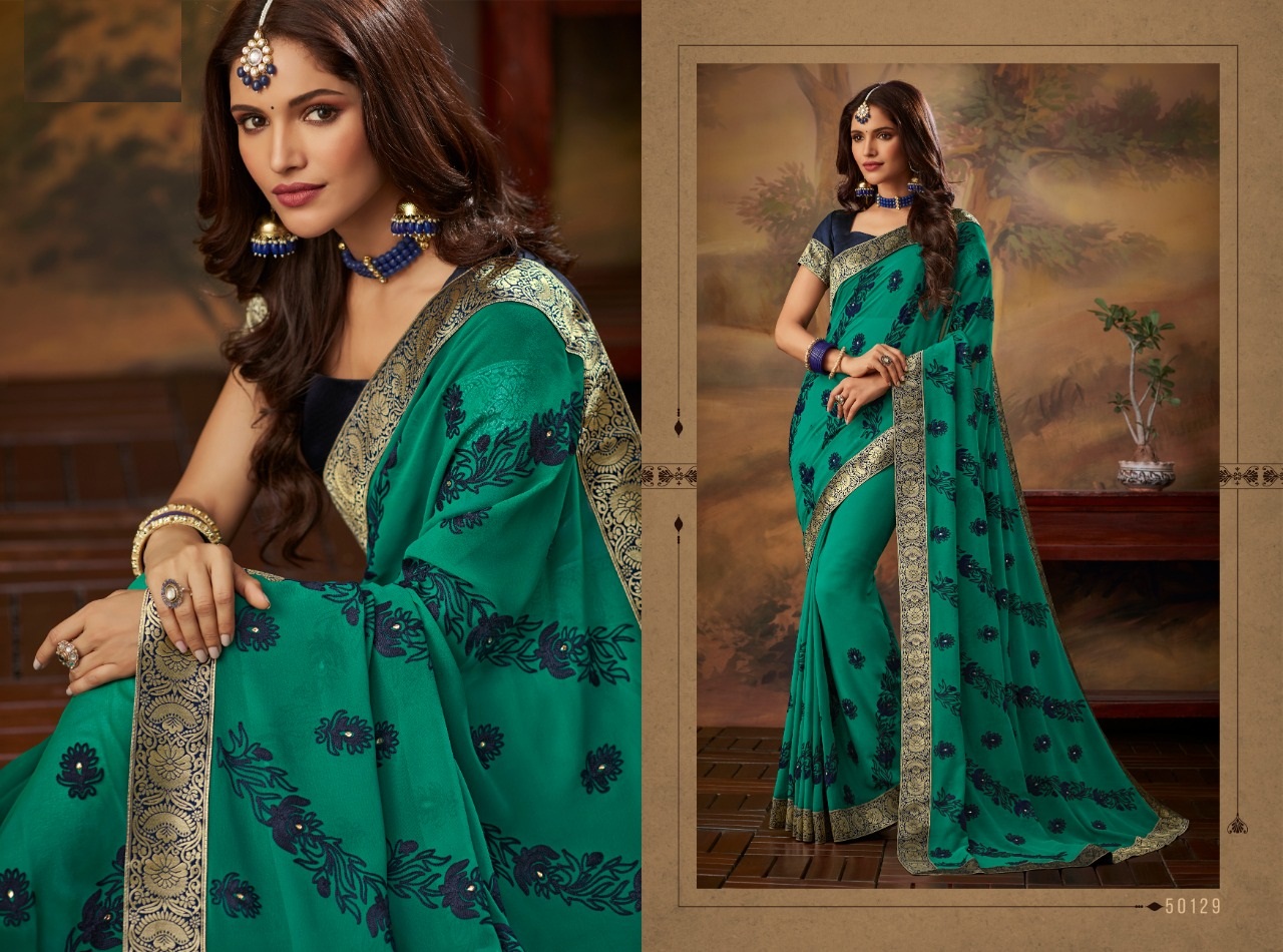 Reshmi Chiffon By Indian Women 50121 To 50130 Series Indian Traditional Wear Collection Beautiful Stylish Fancy Colorful Party Wear & Occasional Wear Chiffon Sarees At Wholesale Price