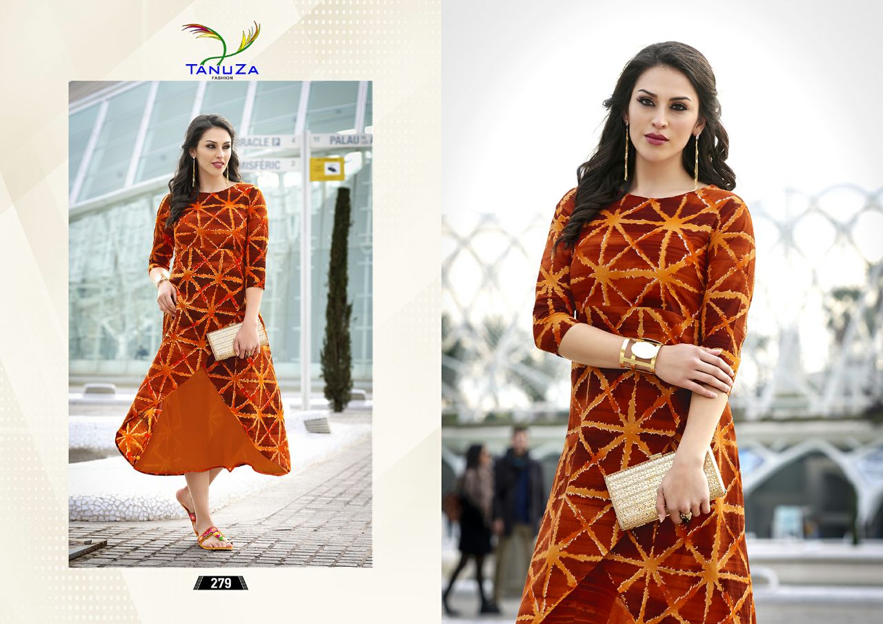 Reshmi By Tanuza Fashion 276 To 286 Series Beautiful Stylish Colorful Fancy Casual Wear & Ethnic Wear Collection Cotton/ Rayon/ Georgette Kurtis At Wholesale Price