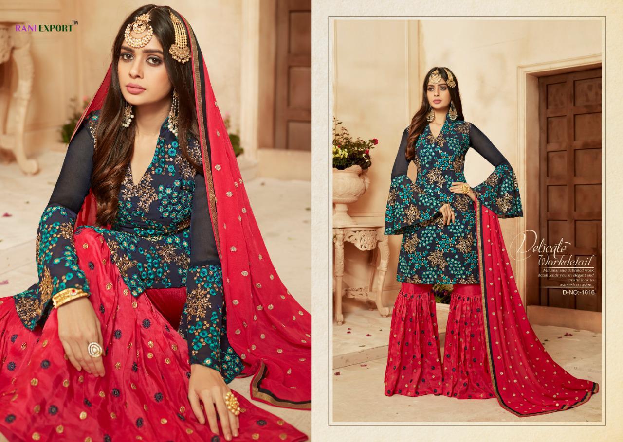 Right Choice Vol-3 By Rani Exports 1013 To 1017  Designer Pakistani Suits Beautiful Stylish Fancy Colorful Party Wear & Occasional Wear Satin Georgette Dolla  Silk Self Embroidery Dresses At Wholesale Price