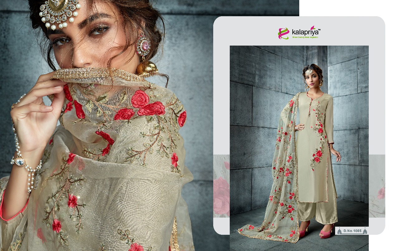 Rim Zim Vol-4 By Kalapriya 1001 To 1006 Series Designer Collection Suits Beautiful Stylish Fancy Colorful Party Wear & Occasional Wear Pure Viscose Upada Silk Dresses At Wholesale Price