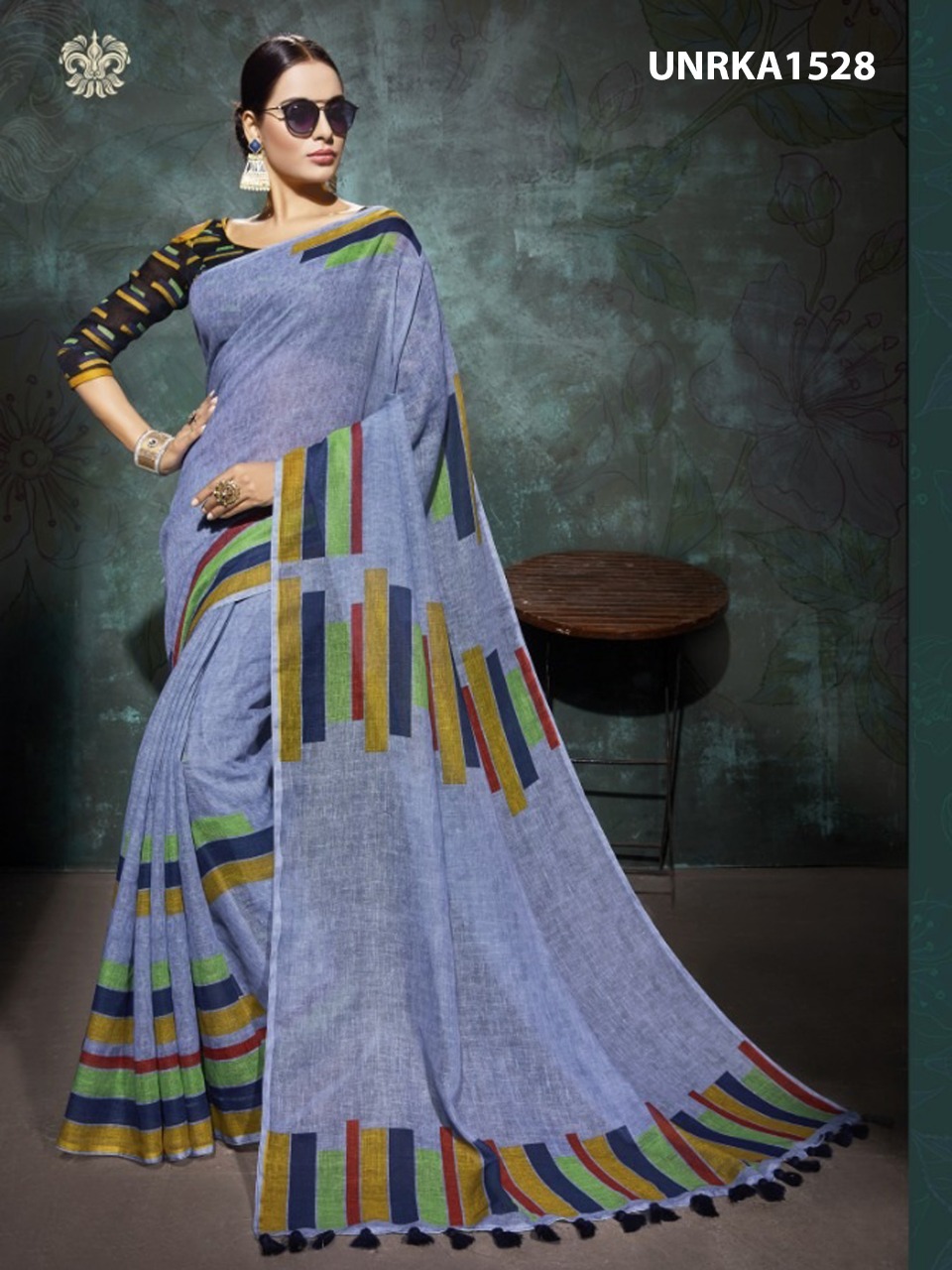 Roopkatha By Fashid Wholesale 1521 To 1528 Series A Indian Traditional Wear Collection Beautiful Stylish Fancy Colorful Party Wear & Occasional Wear Linen Sarees At Wholesale Price