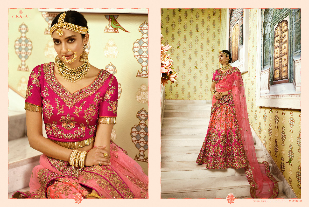 ROYAL LEHENGA VOL 33 BY VIRASAT 13128 TO 13138 SERIES DESIGNER