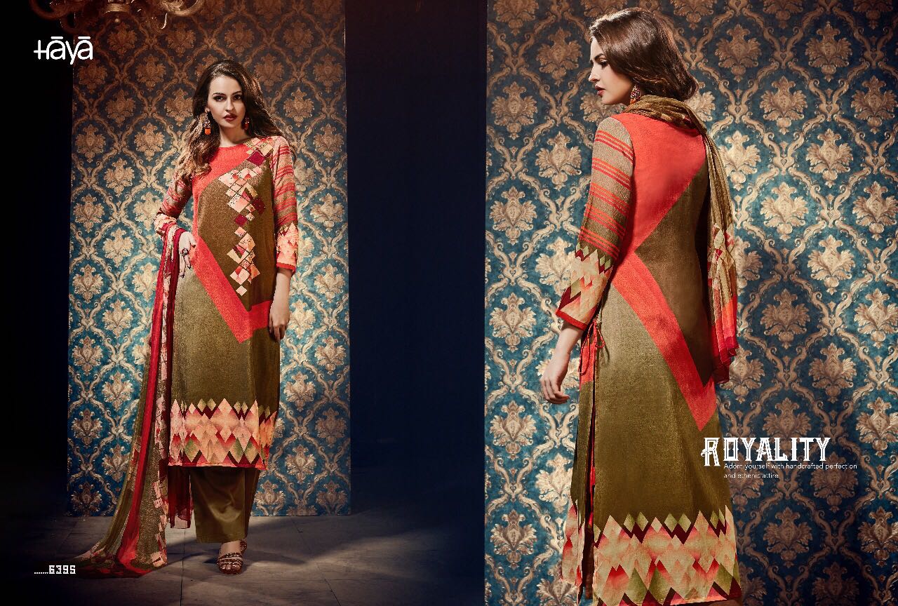 Royal Touch By Haya 6391 To 6399 Series Beautiful Pakistani Suits Collection Colorful Stylish Fancy Colorful Party Wear & Ethnic Wear Hybutia Silk Printed Dresses At Wholesale Price