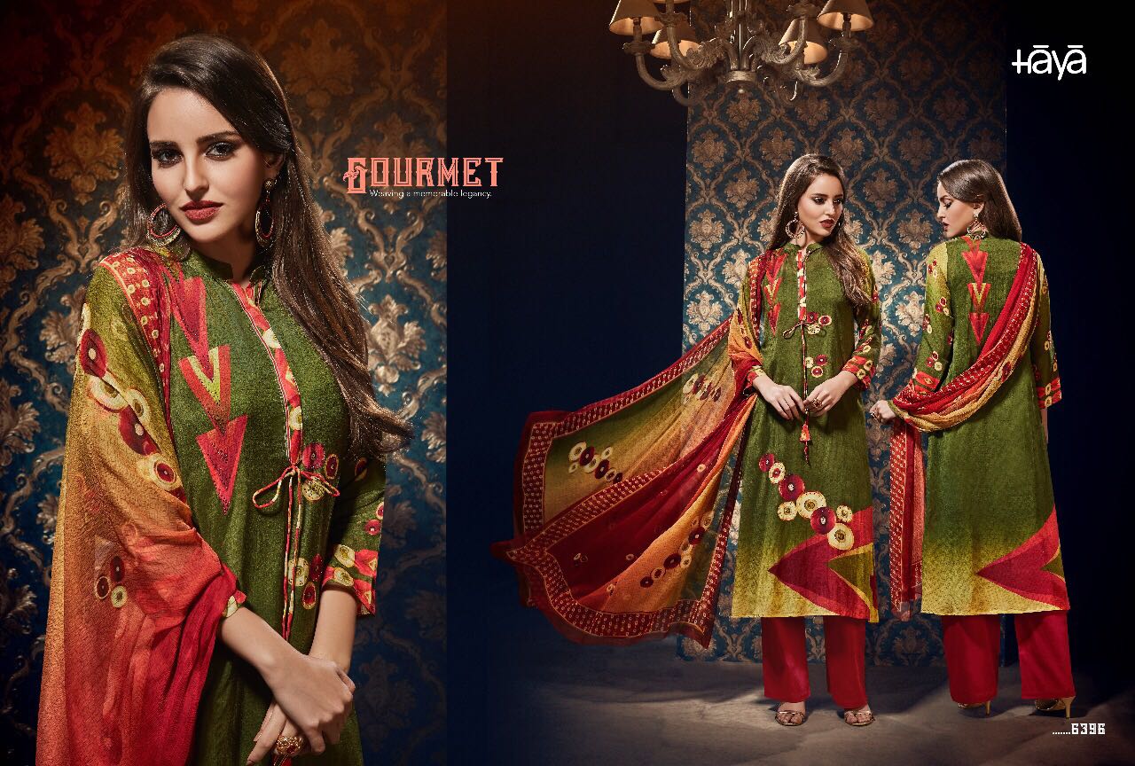 Royal Touch By Haya 6391 To 6399 Series Beautiful Pakistani Suits Collection Colorful Stylish Fancy Colorful Party Wear & Ethnic Wear Hybutia Silk Printed Dresses At Wholesale Price