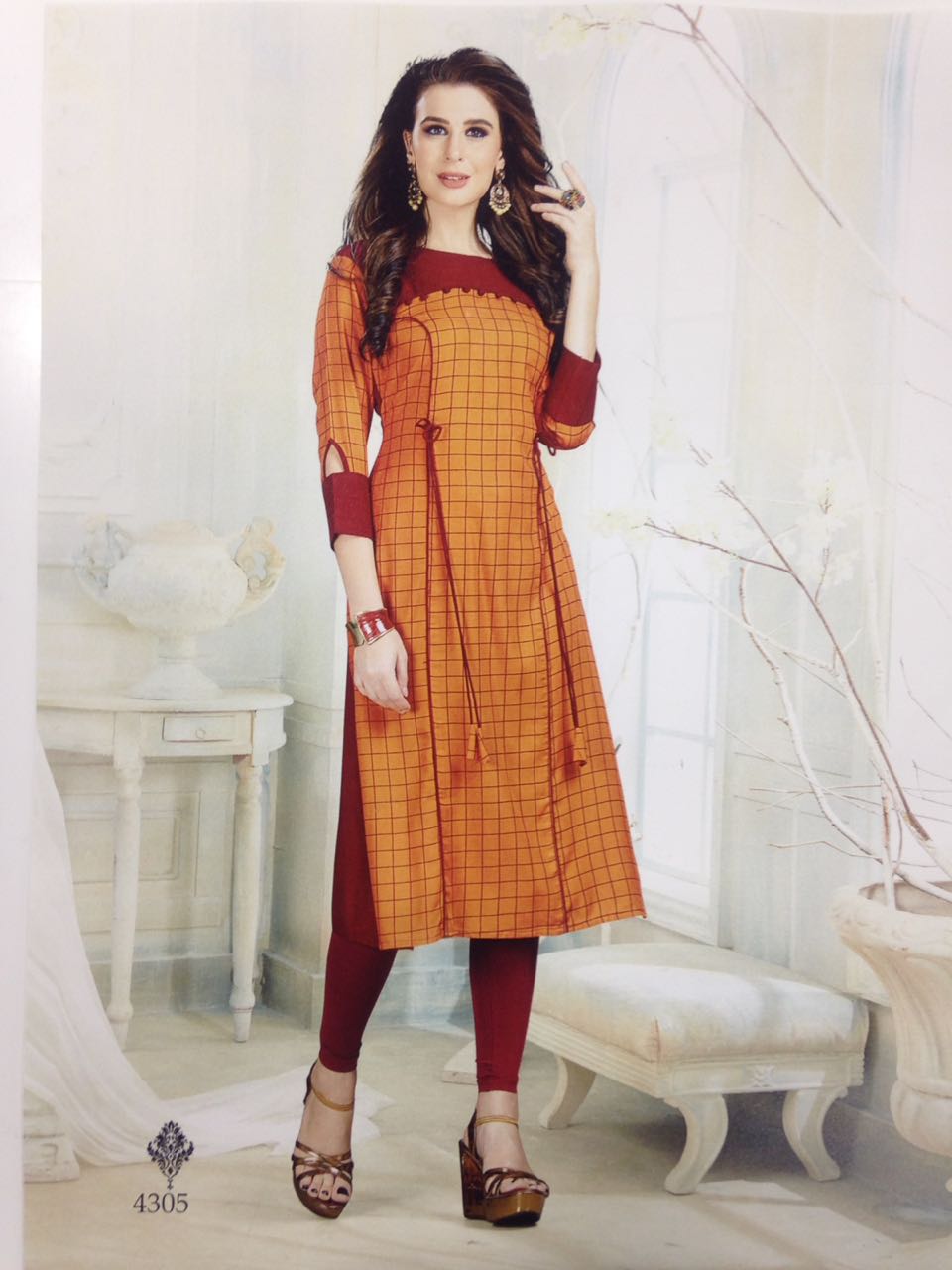 Ruhani By Tisha 4301 To 4306 Series Beautiful Stylish Fancy Colorful Casual Wear & Ethnic Wear Collection Rayon Printed Kurtis At Wholesale Price