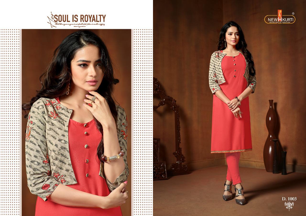 Rumani By Tunic House 1001 To 1007 Series Designer Beautiful Stylish Colorful Fancy Ready To Wear & Casual Wear & Ethnic Wear Rayon Kurtis With Jacket At Wholesale Price