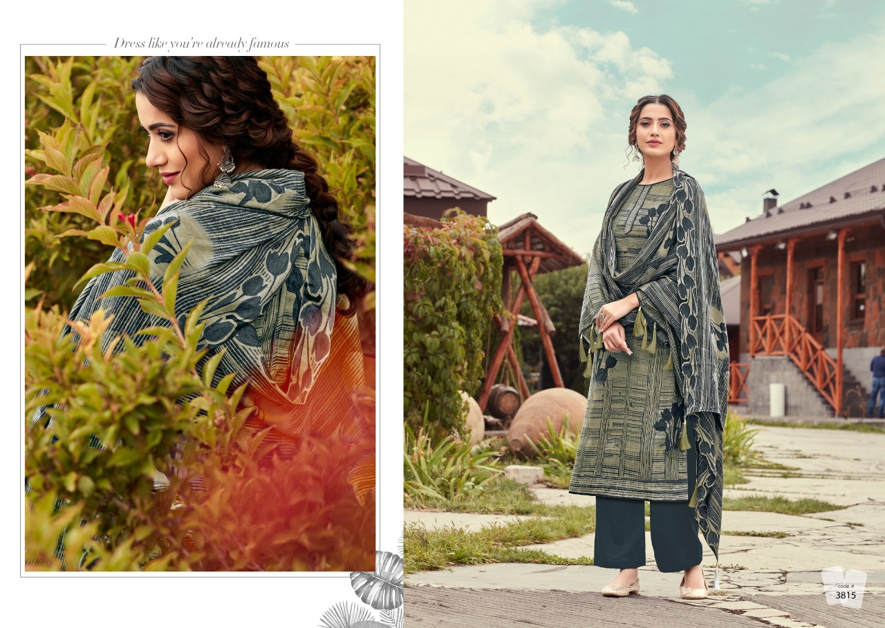 Safina By I.b Nx 3813 To 3820 Series Beautiful Stylish Fancy Colorful Casual & Party Wear & Ethnic Wear Pure Pashmina Printed With Embroidery Dresses At Wholesale Price