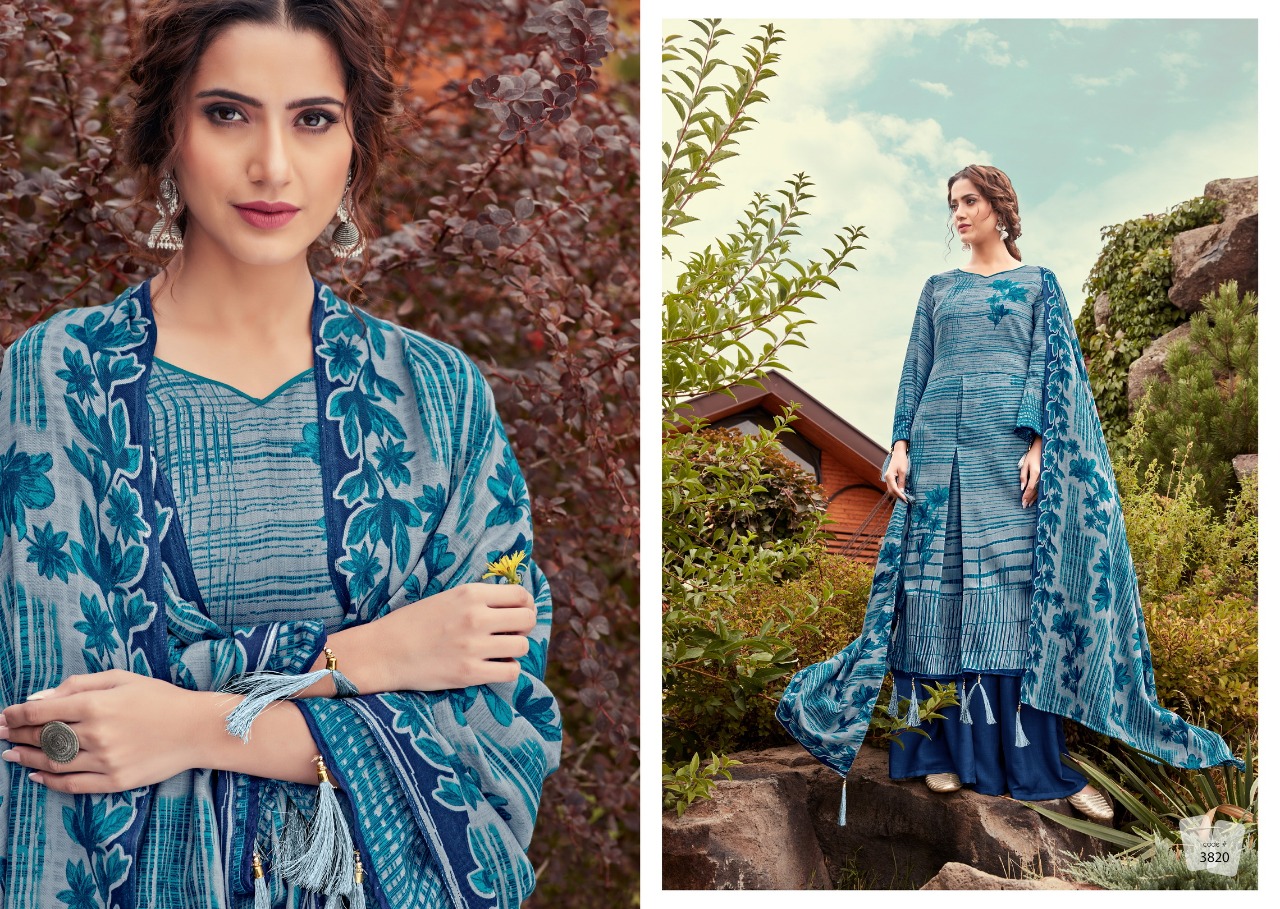 Safina By I.b Nx 3813 To 3820 Series Beautiful Stylish Fancy Colorful Casual & Party Wear & Ethnic Wear Pure Pashmina Printed With Embroidery Dresses At Wholesale Price