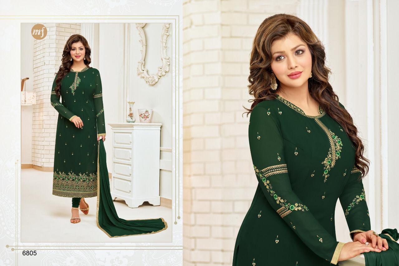 Saira Vol-2 By Mahaveer Fashion 6804 To 6812 Series Beautiful Pashmina Suits Stylish Fancy Colorful Winter Wear & Ethnic Wear Faux Georgette Embroidered Dresses At Wholesale Price