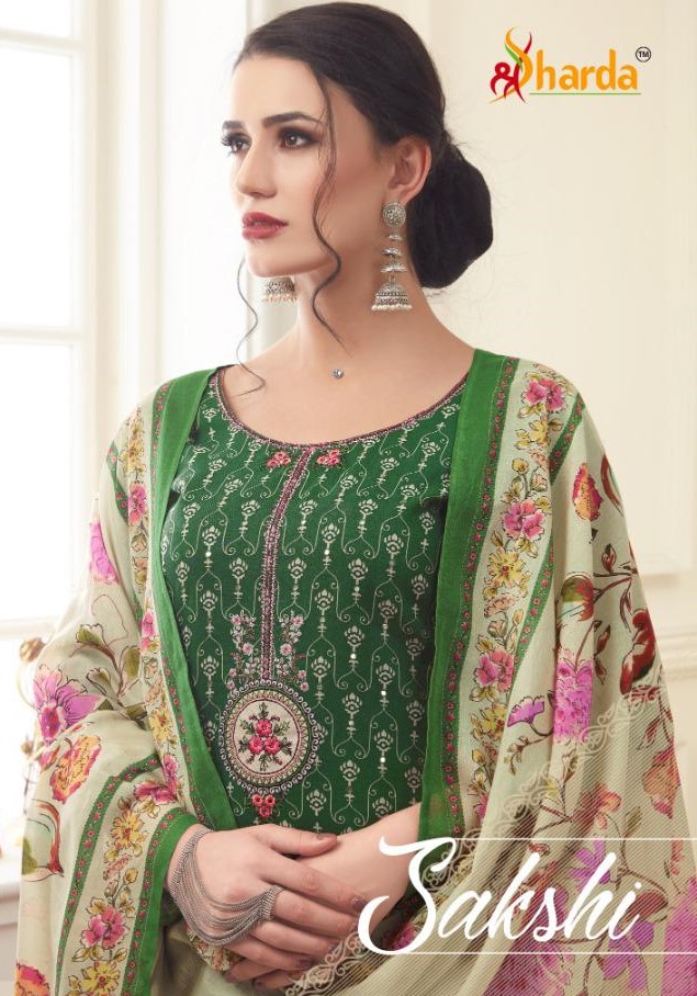 Sakshi By Sharda 3001 To 3007 Series Beautiful Suits Stylish Fancy Colorful Casual Wear & Ethnic Wear Pure Lawn Cotton Digital Printed Dresses At Wholesale Price