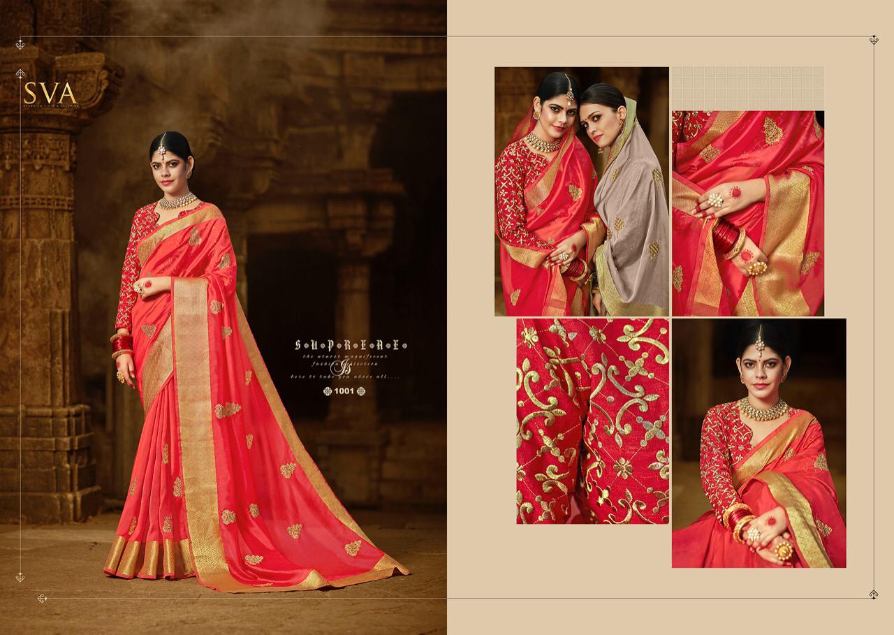 Sakshi By Sva 1001 To 1006 Series Designer Indian Traditional Wear Collection Beautiful Stylish Fancy Colorful Party Wear & Occasional Wear Viscose Sarees At Wholesale Price