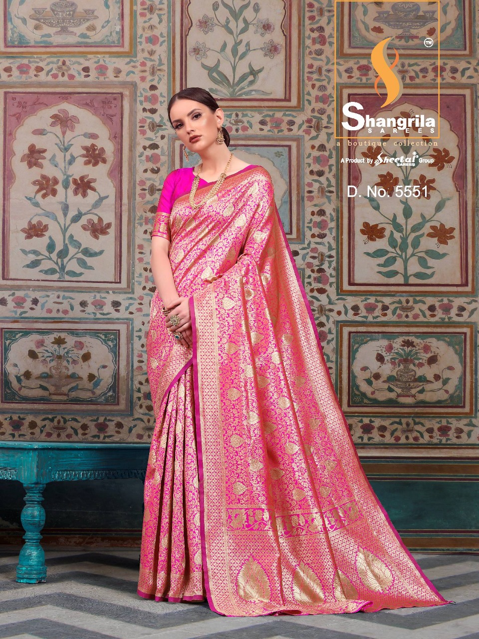 Samyra Silk By Shangrila 5551 To 5558 Series Indian Traditional Wear Collection Beautiful Stylish Fancy Colorful Party Wear & Occasional Wear Silk Print At Wholesale Price