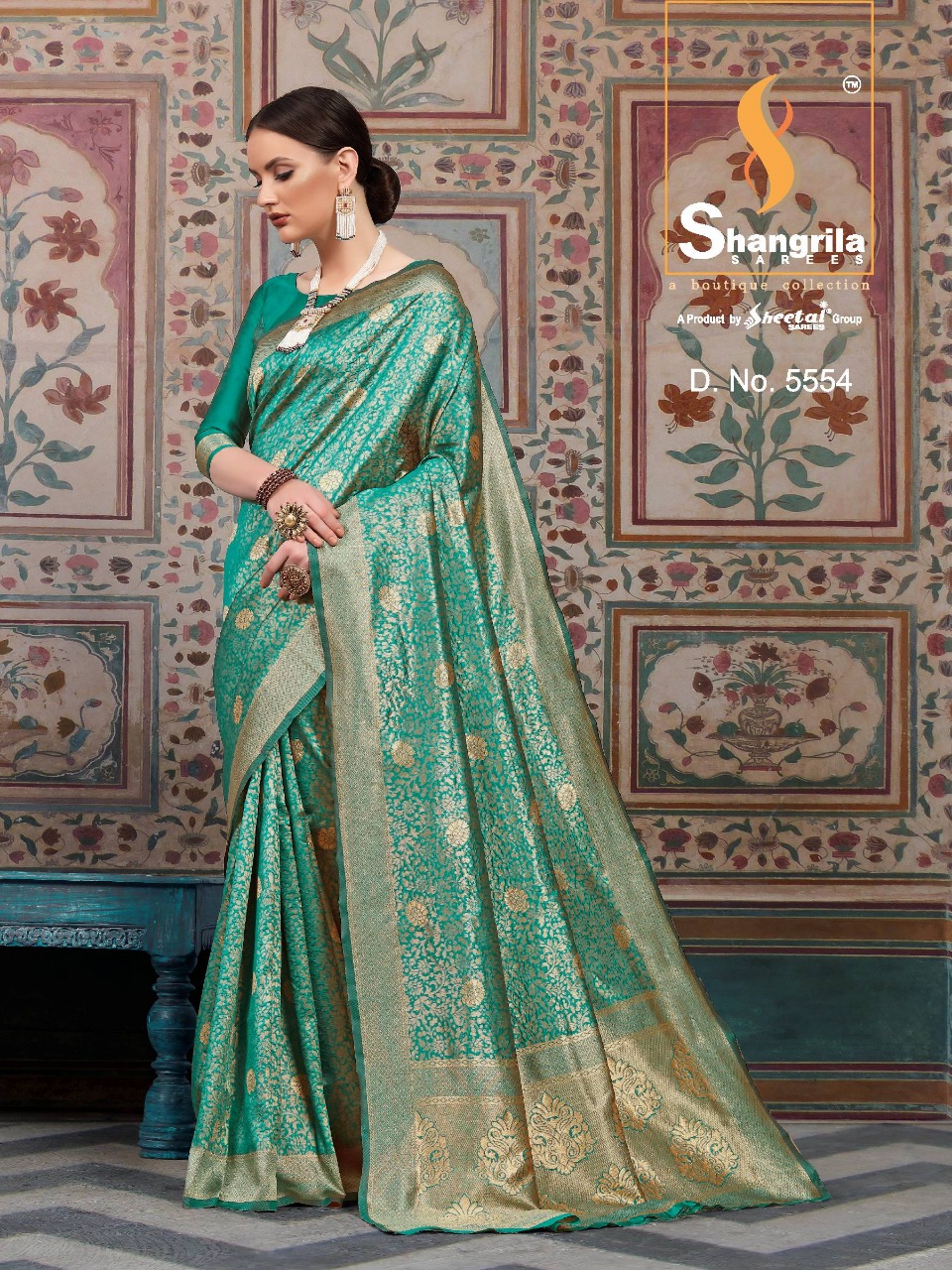 Samyra Silk By Shangrila 5551 To 5558 Series Indian Traditional Wear Collection Beautiful Stylish Fancy Colorful Party Wear & Occasional Wear Silk Print At Wholesale Price