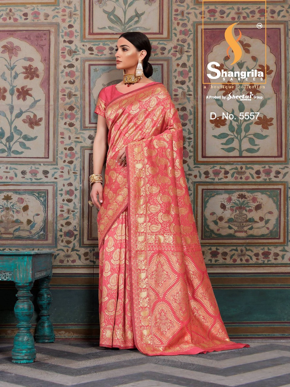 Samyra Silk By Shangrila 5551 To 5558 Series Indian Traditional Wear Collection Beautiful Stylish Fancy Colorful Party Wear & Occasional Wear Silk Print At Wholesale Price