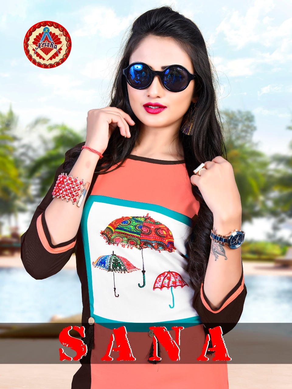 Sana By Krisha 21 To 26 Series Beautiful Stylish Fancy Colorful Casual Wear & Ethnic Wear & Ready To Wear Heavy Rayon Kurtis At Wholesale Price