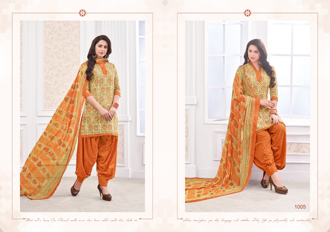 Saniya Patiyala By Ravi Creation 1001 To 1012 Series Beautiful Patiyala Suits Colorful Stylish Fancy Casual Wear & Ethnic Wear Cotton Printed Dresses At Wholesale Price