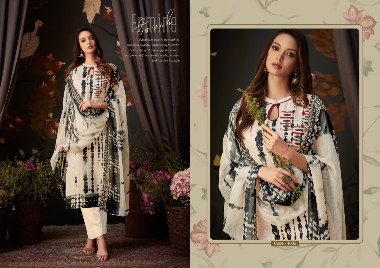 Sanjri Vol-14 By Ritu International 1001 To 1010 Beautiful Suits Stylish Colorful Fancy Casual Wear & Ethnic Wear Pure Glace Cotton Printed Dresses At Wholesale Price