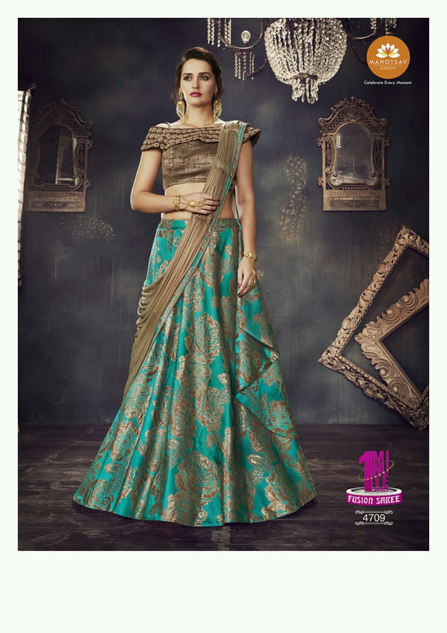 Sarabella By Mohmanthan 4707 & 5103 Series Indian Designer Wedding Collection Beautiful Stylish Fancy Colorful Party Wear & Occasional Wear Fancy Sarees At Wholesale Price