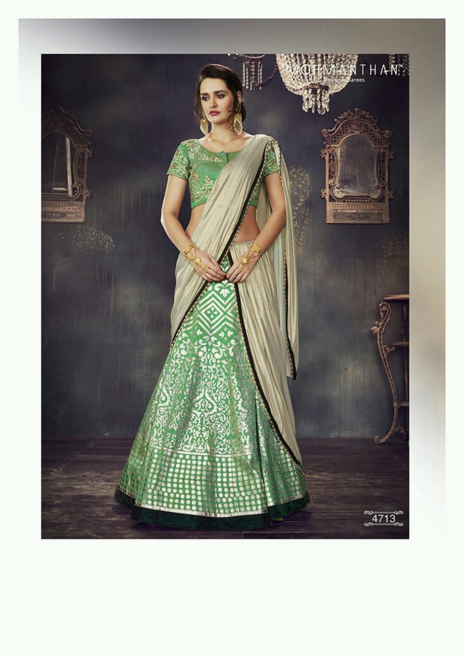 Sarabella By Mohmanthan 4707 & 5103 Series Indian Designer Wedding Collection Beautiful Stylish Fancy Colorful Party Wear & Occasional Wear Fancy Sarees At Wholesale Price