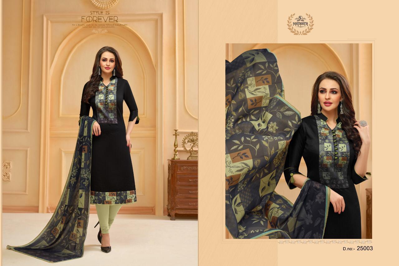 Sararara Vol-3 By Samaira Fashion 25000 To 25008 Series Beautiful Colorful Fancy Stylish Casual Wear & Ethnic Wear Glace Cotton Printed Dresses At Wholesale Price