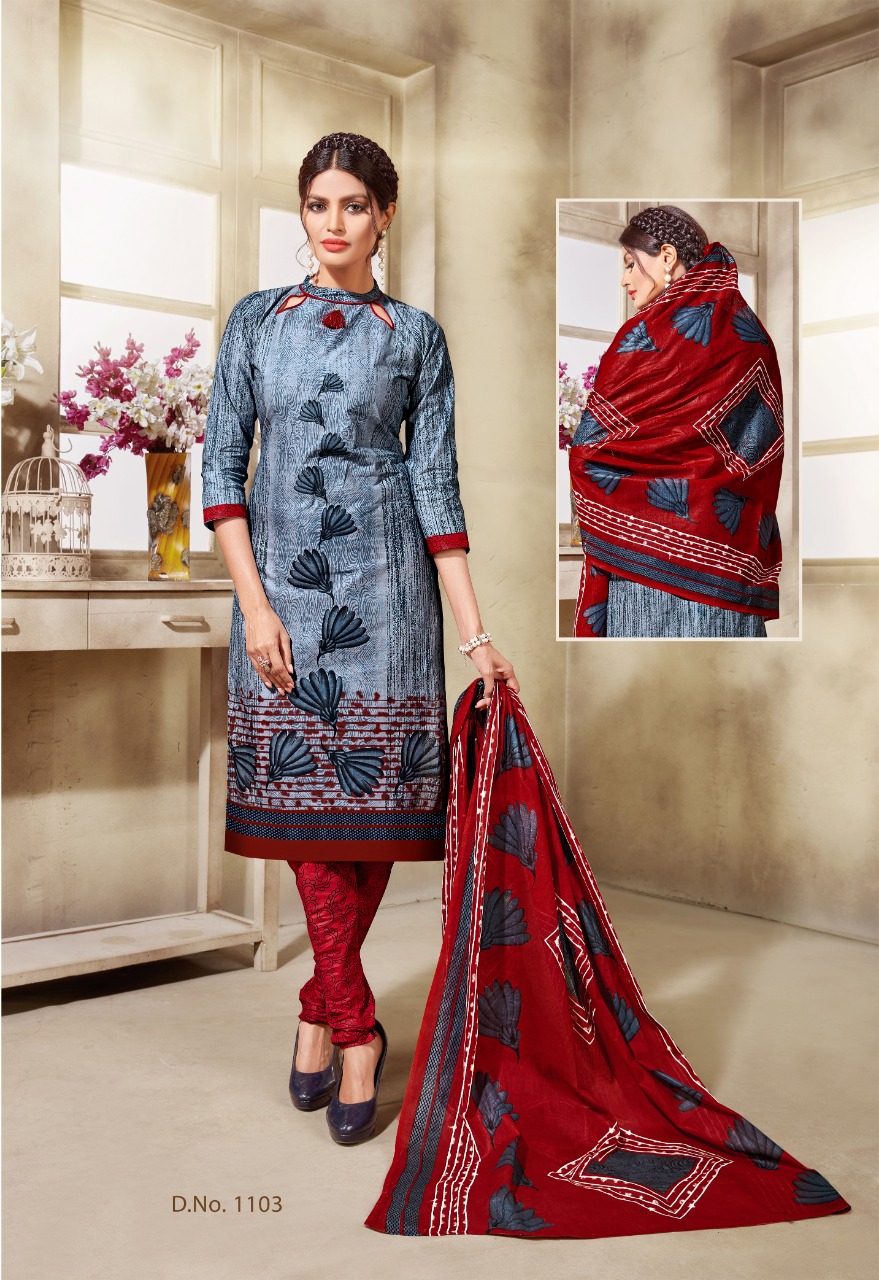 Sargam Vol-11 By Slt 1101 To 1112 Series Beautiful Pakistani Suits Stylish Fancy Colorful Party Wear & Ethnic Wear Pure Cotton Printed Dresses At Wholesale Price