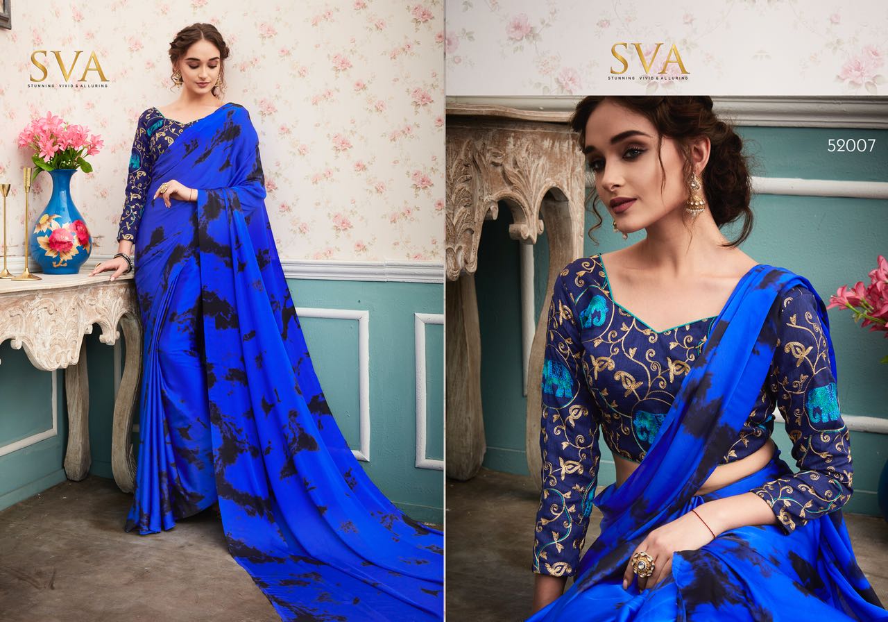 Satin Sybory Vol-2 By Sva 52001 To 52012 Series Designer Beautiful Stylish Fancy Colorful Traditional Wear Collection Party Wear & Occasional Wear Satin Printed Sarees At Wholesale Price