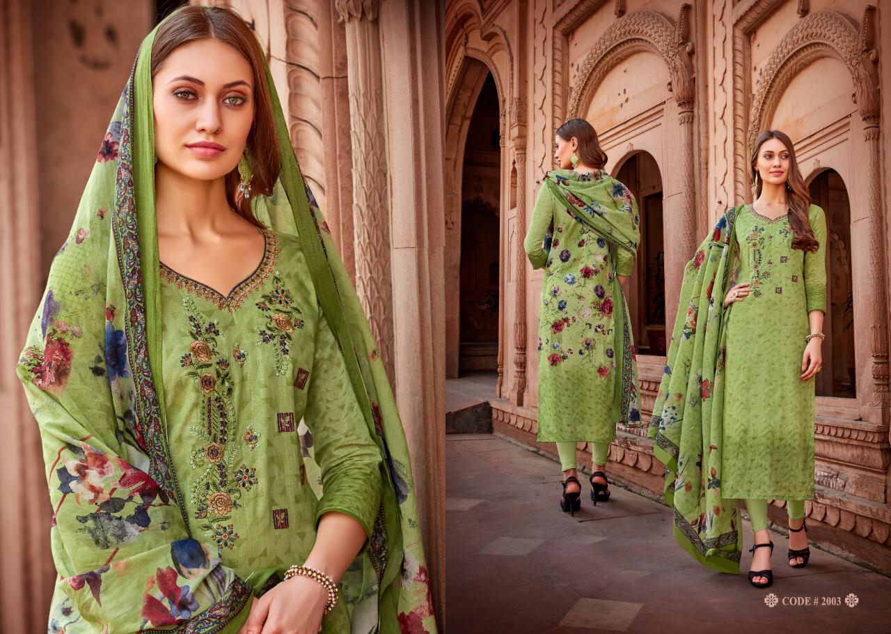 Sazia By Noorie Arts 2001 To 2007 Series Beautiful Pakistani Suits With Embroidered Work Colorful Fancy Casual Wear & Occasional Wear Pure Lawn Cotton Print With Embroidery Dresses At Wholesale Price