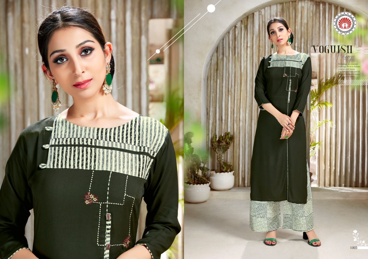 Scarlet Vol-1 By Mayur Kala 1001 To 1006 Series Beautiful Colorful Stylish Fancy Casual Wear & Ethnic Wear & Ready To Wear Heavy Rayon With Palazzo Kurtis At Wholesale Price
