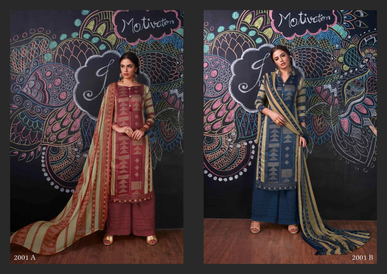 Seasons By Aaa Design Studio 2001-a To 2006-b Series Beautiful Suits Colorful Stylish Fancy Casual Wear & Ethnic Wear Cotton Satin With Work Dresses At Wholesale Price