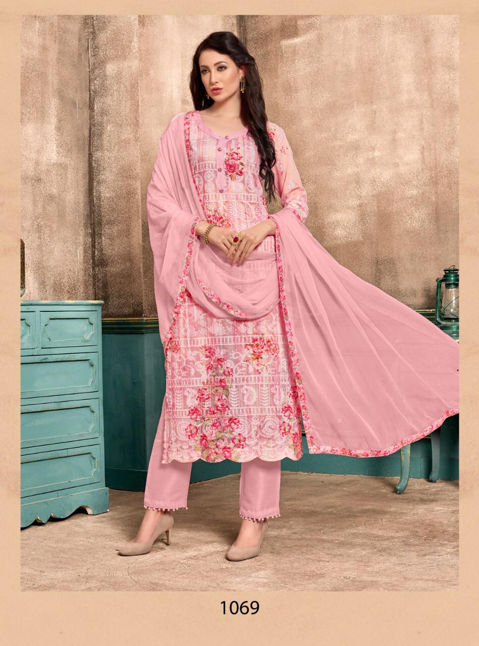 Selvi By Saanjh 1065 To 1071 Series Beautiful Suits Stylish Colorful Fancy Casual Wear & Ethnic Wear Fine Cotton Embroidered Dresses At Wholesale Price