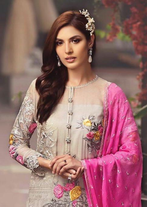 Serine Premium Collection Dn-3 By Kalakari Nx Beautiful Stylish Designer Printed And Embroidered Party Wear Occasional Wear Georgette With Zari Work Embroidered  Dresses At Wholesale Price