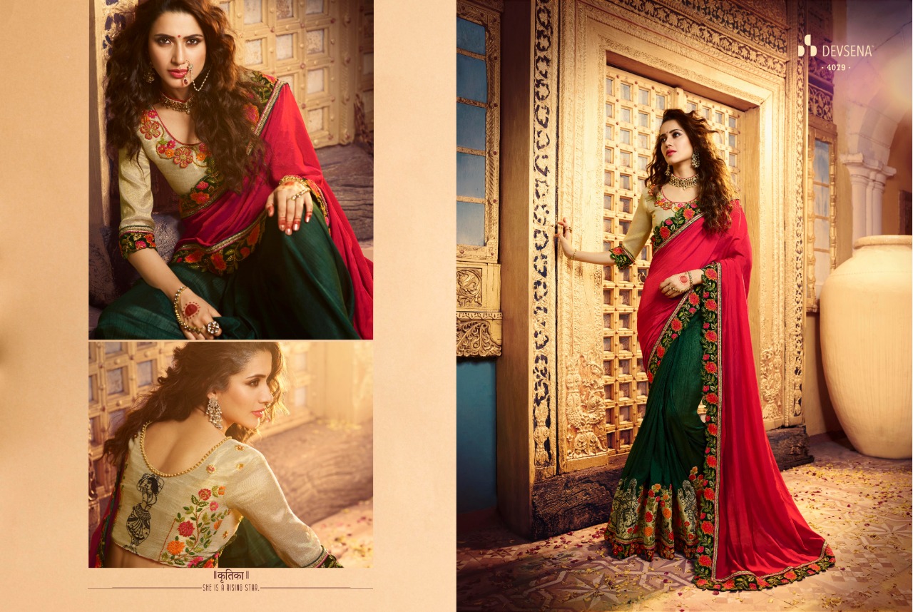 Devsena Vol-7 By Fashid Wholesale 4077 To 4089 Series Indian Traditional Wear Collection Beautiful Stylish Fancy Colorful Party Wear & Occasional Wear Fancy Embroidered Sarees At Wholesale Price