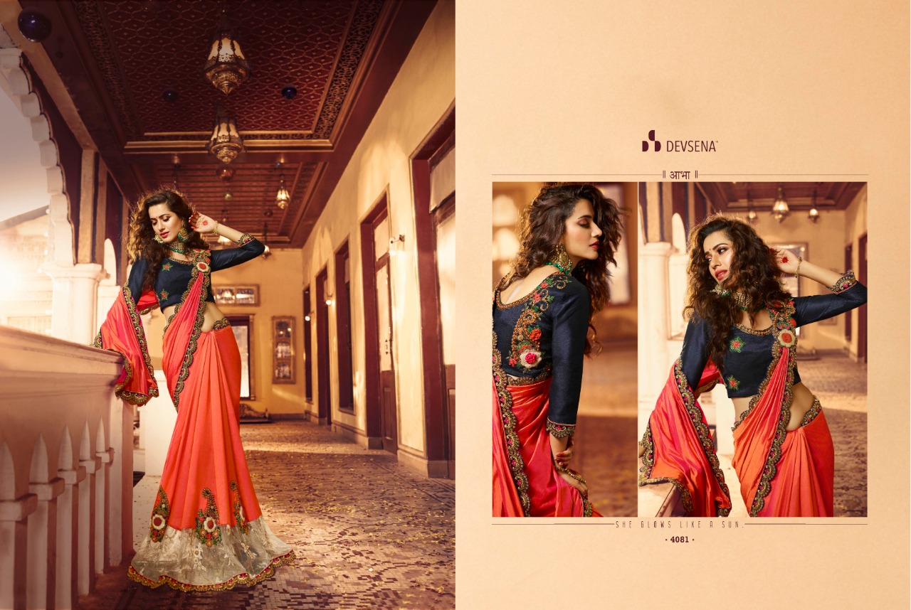 Devsena Vol-7 By Fashid Wholesale 4077 To 4089 Series Indian Traditional Wear Collection Beautiful Stylish Fancy Colorful Party Wear & Occasional Wear Fancy Embroidered Sarees At Wholesale Price