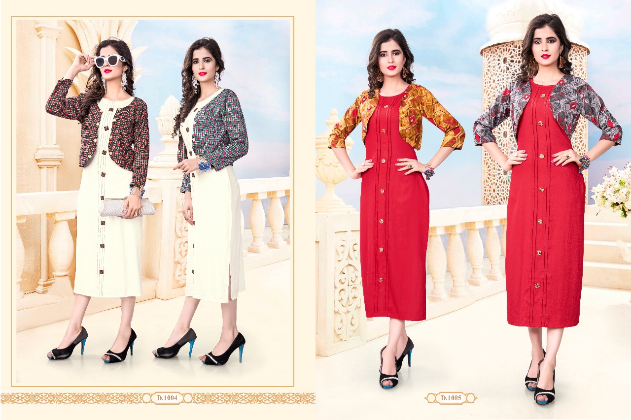 Shades Of Summer By A.f 1001 To 1008 Series Designer Stylish Fancy Colorful Beautiful Casual Wear & Ethnic Wear Heavy Rayon Printed Kurtis At Wholesale Price