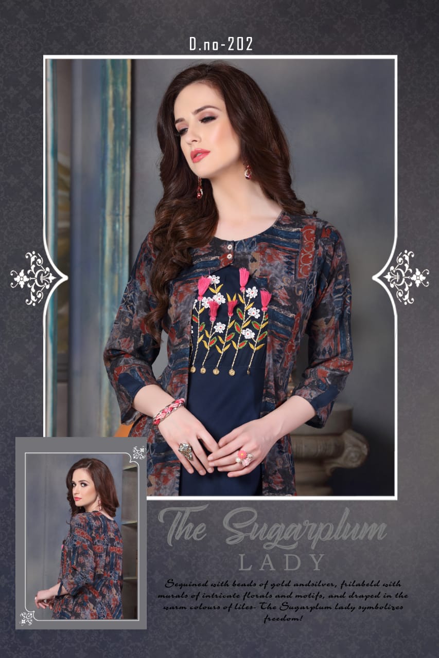 Shagun Vol-2 By Mxn 201 To 209 Series Stylish Fancy Beautiful Colorful Casual Wear & Ethnic Wear Heavy Rayon Printed Kurtis At Wholesale Price