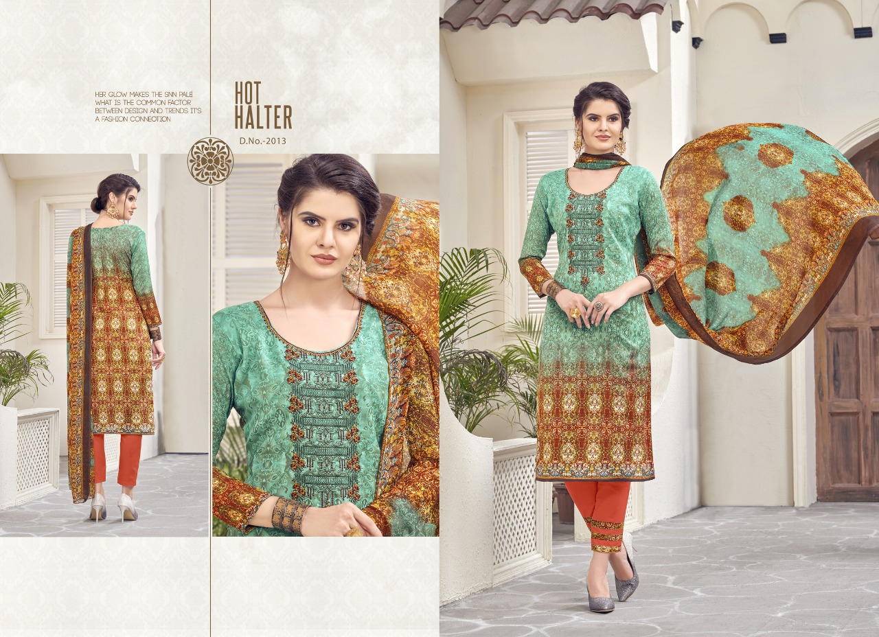Shanaya Vol-2 By Ravi Creation 2013 To 2020 Series Beautiful Stylish Fancy Colorful Casual Wear & Ethnic Wear Cotton Slub Printed Dresses At Wholesale Price