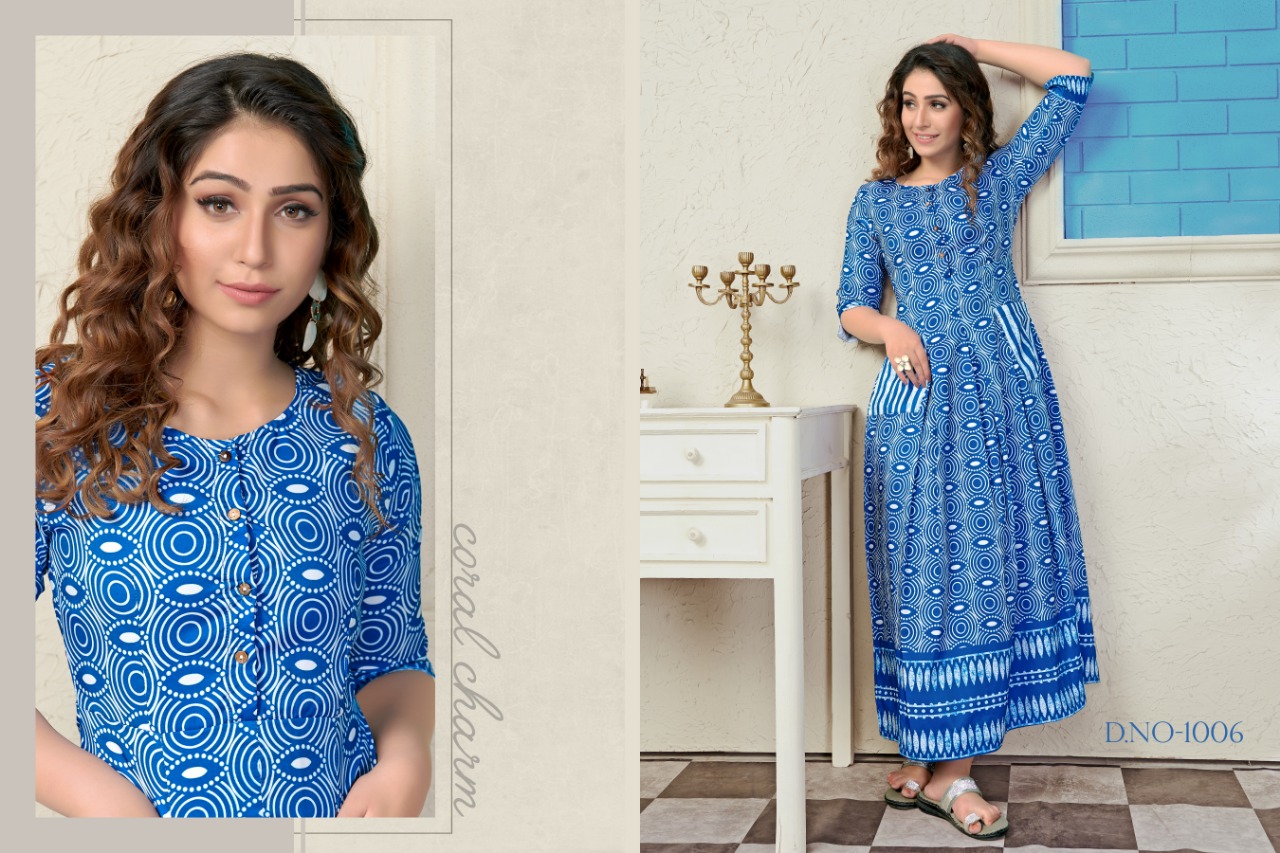 Shayka Vol-1 By Tejavee 1001 To 1006 Series Beautiful Stylish Fancy Colorful Casual Wear & Ethnic Wear & Ready To Wear Heavy Muslin Digital Printed Gowns At Wholesale Price