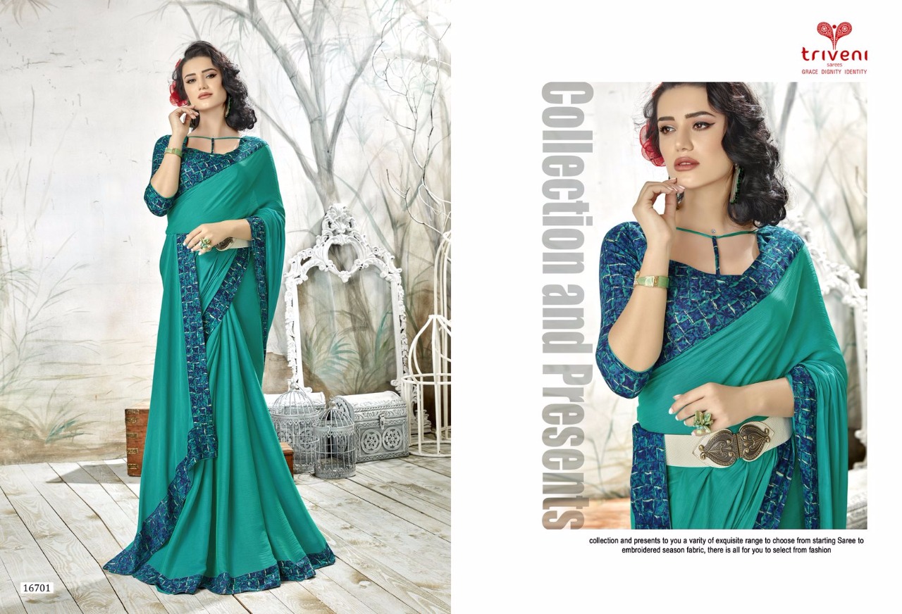 Shayna Vol-8 By Triveni 16701 To 16712 Series Designer Indian Traditional Wear Collection Beautiful Stylish Fancy Colorful Party Wear & Occasional Wear Chiffon Printed Sarees At Wholesale Price