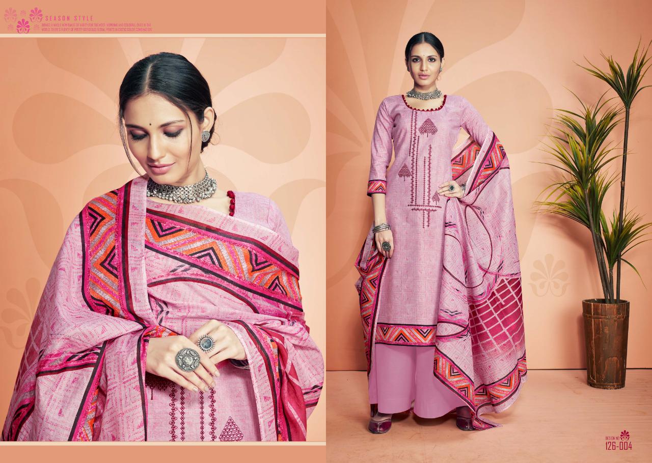 Shayna By Sargam Prints 126-001 To 126-008 Series Beautiful Suits Stylish Colorful Fancy Casual Wear & Ethnic Wear Pure Cotton Print With Designer Work Dresses At Wholesale Price
