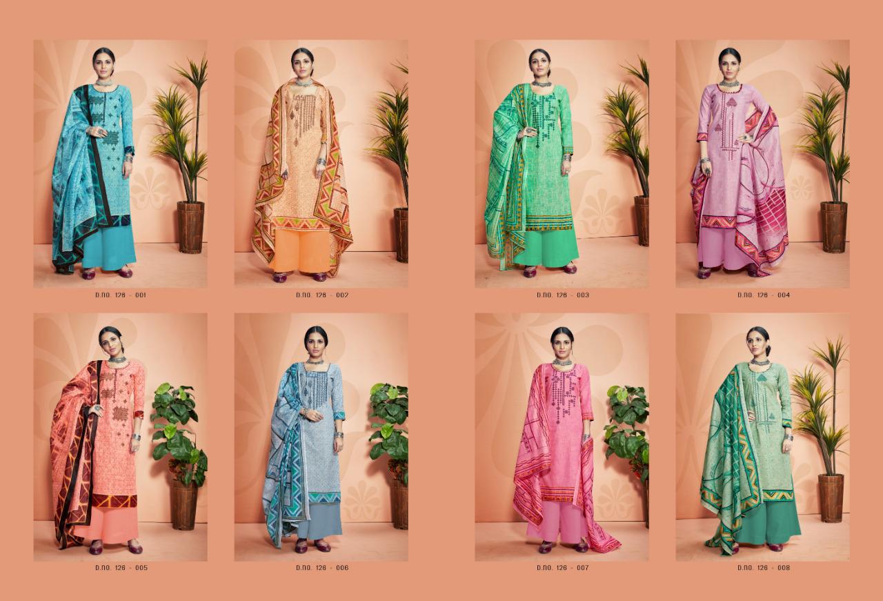 Shayna By Sargam Prints 126-001 To 126-008 Series Beautiful Suits Stylish Colorful Fancy Casual Wear & Ethnic Wear Pure Cotton Print With Designer Work Dresses At Wholesale Price