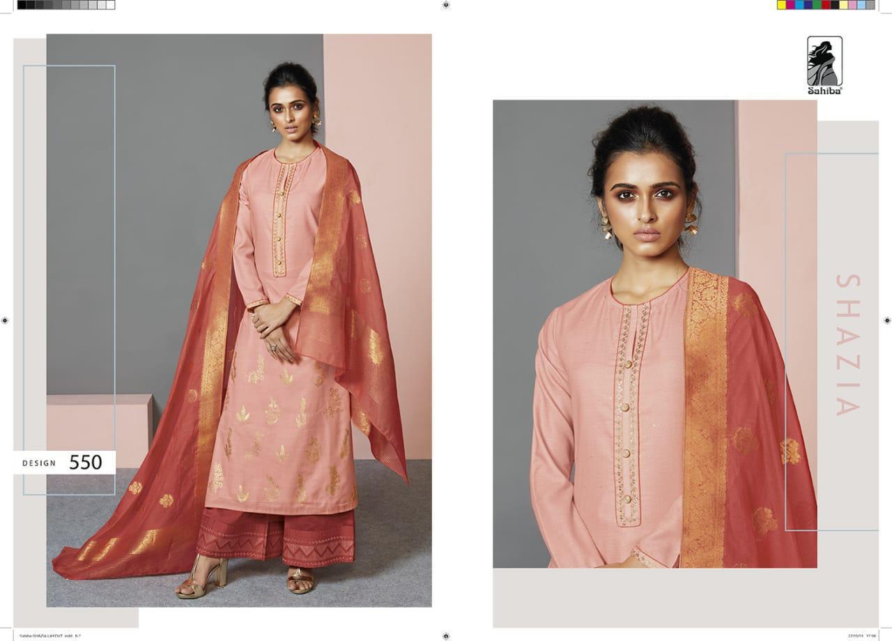 Shazia By Sahiba Fabrics 525 To 570 Series Beautiful Pakistani Suits With Embroidery Work Ethnic Party Wear & Occasional Wear Cotton Silk Dresses At Wholesale Price
