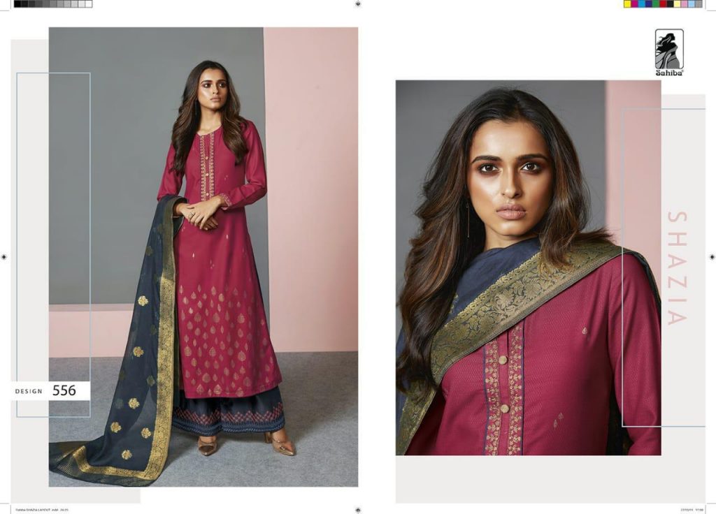 Shazia By Sahiba Fabrics 525 To 570 Series Beautiful Pakistani Suits With Embroidery Work Ethnic Party Wear & Occasional Wear Cotton Silk Dresses At Wholesale Price