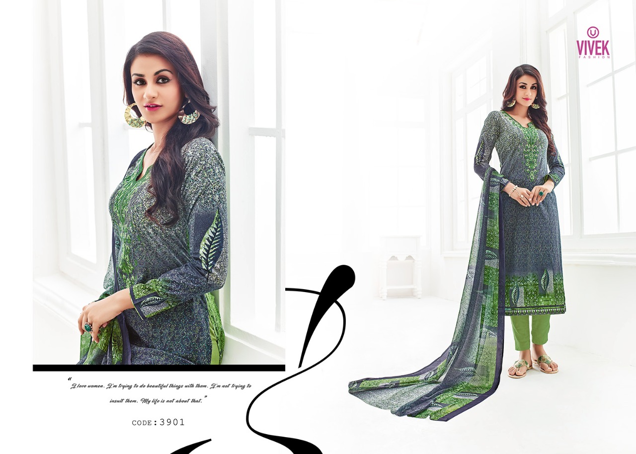 Sherine By Vivek Fashion 3901 To 3908 Series Beautiful Stylish Fancy Colorful Ethnic Wear & Party Wear Lawn Cotton Printed & Embroidered Dresses A Wholesale Price