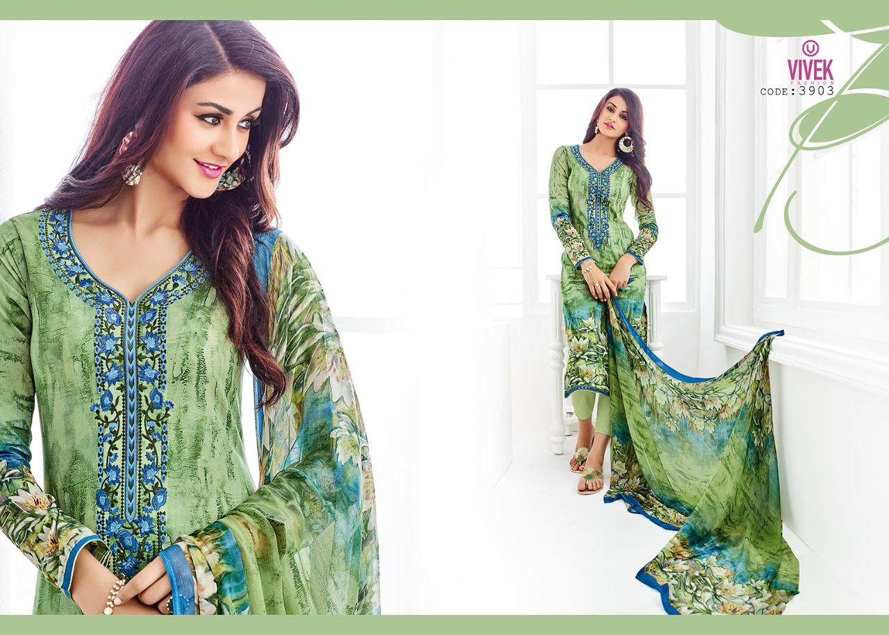 Sherine By Vivek Fashion 3901 To 3908 Series Beautiful Stylish Fancy Colorful Ethnic Wear & Party Wear Lawn Cotton Printed & Embroidered Dresses A Wholesale Price