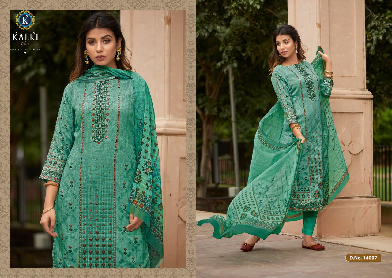 Shikara By Kalki Fashion 14001 To 14010 Series Beautiful Stylish Fancy Colorful Casual & Party Wear & Ethnic Wear Pure Pashmina Printed With Handwork Dresses At Wholesale Price