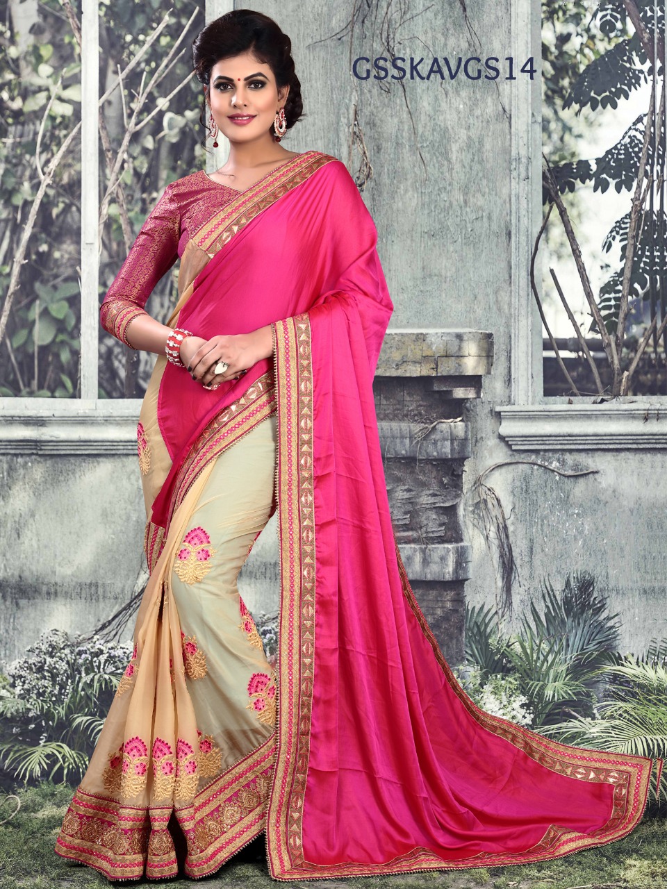 Shilp Kala By Aasvaa Indian Traditional Wear Collection Beautiful Stylish Fancy Colorful Party Wear & Occasional Wear Fancy Embroidered Sarees At Wholesale Price