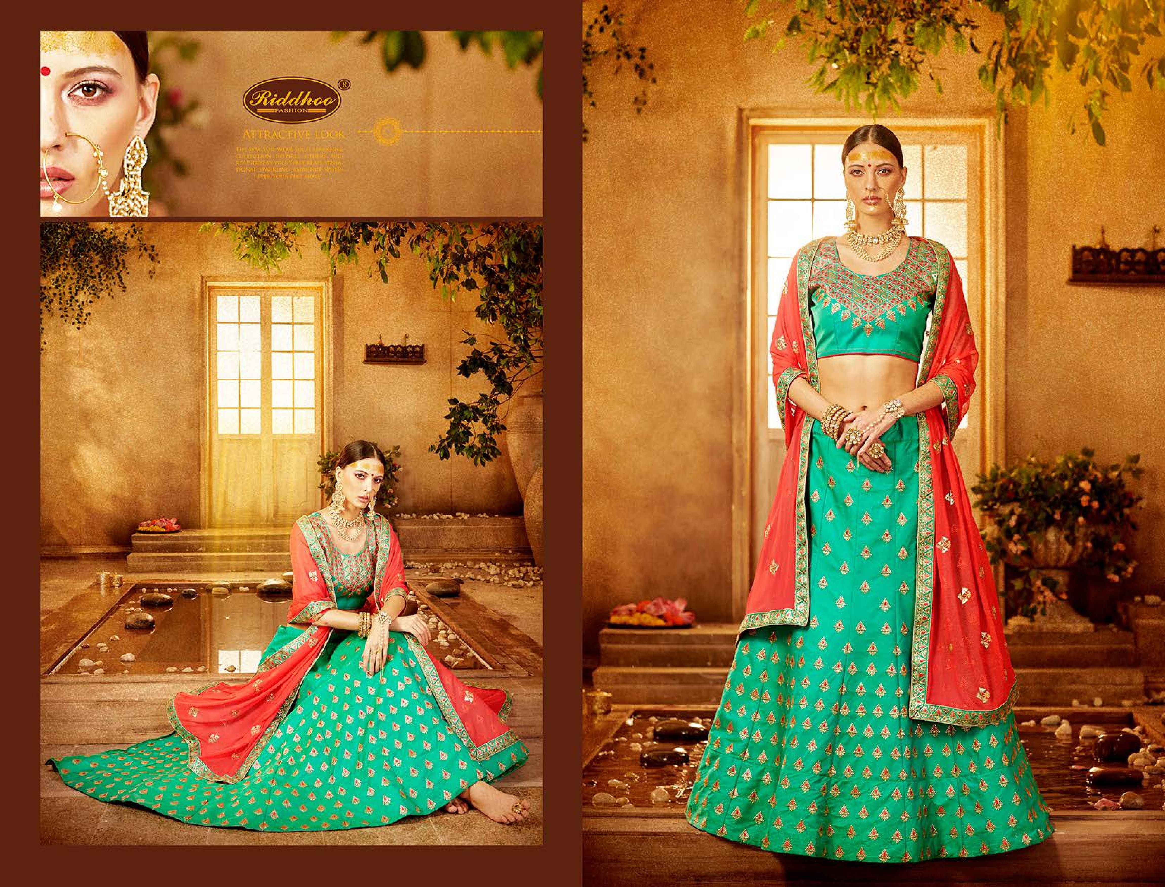 Shivoham By Riddhoo Fashion 01 To 08 Series Designer Wedding Collection Beautiful Stylish Fancy Colorful Party Wear & Occasional Wear Silk Embroidered Lehengas At Wholesale Price